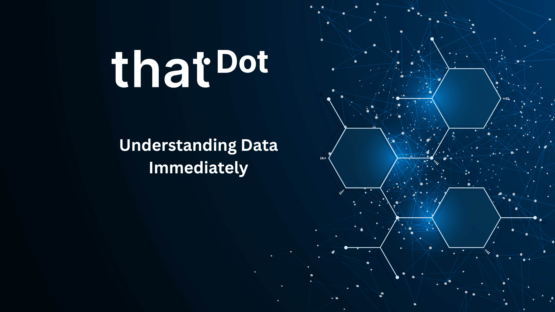 thatDot Understanding Data